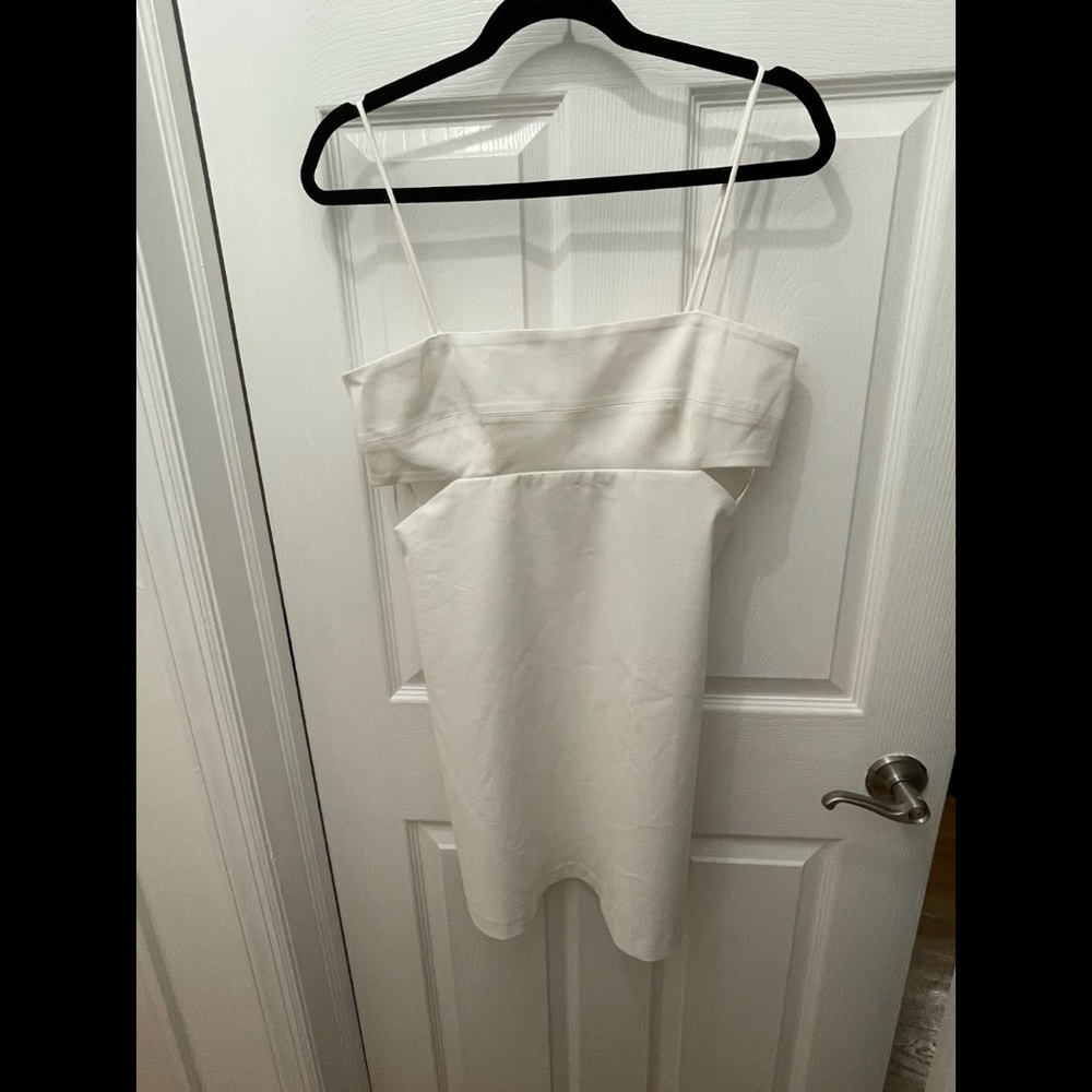 NWT Zara White Cut-out Dress
